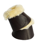 Elite Sheepskin Trimmed Leather Covered Neoprene Over Reach Boots