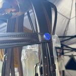 PRO PONIES UK, HAND MADE IN UK Leather Bridle With Flash or Grackle Noseband